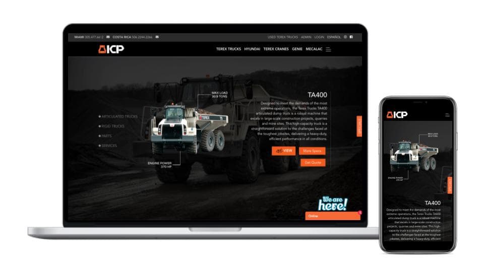 ICP Miami — Custom ERP, E-commerce & Business Platform for Heavy Equipment